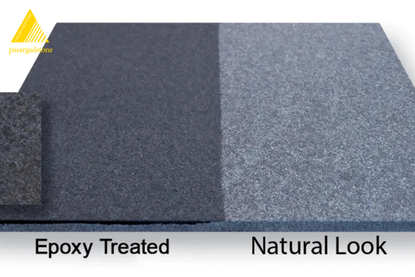 epoxy treated stone finish